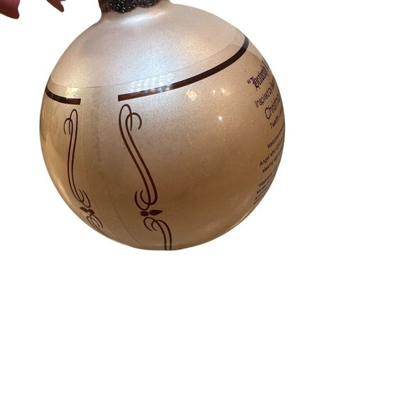 Schmid Berta Hummel Heavenly 1985 Christmas Glass Ornament 12th Limited Edition - Picture 7 of 10